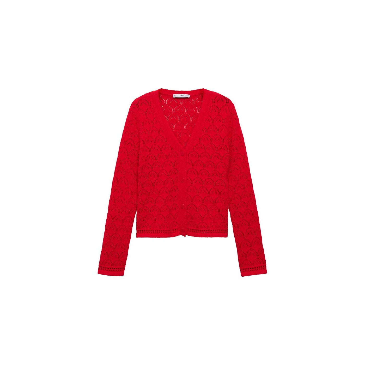 Cardigan Maille Détails Ajourés