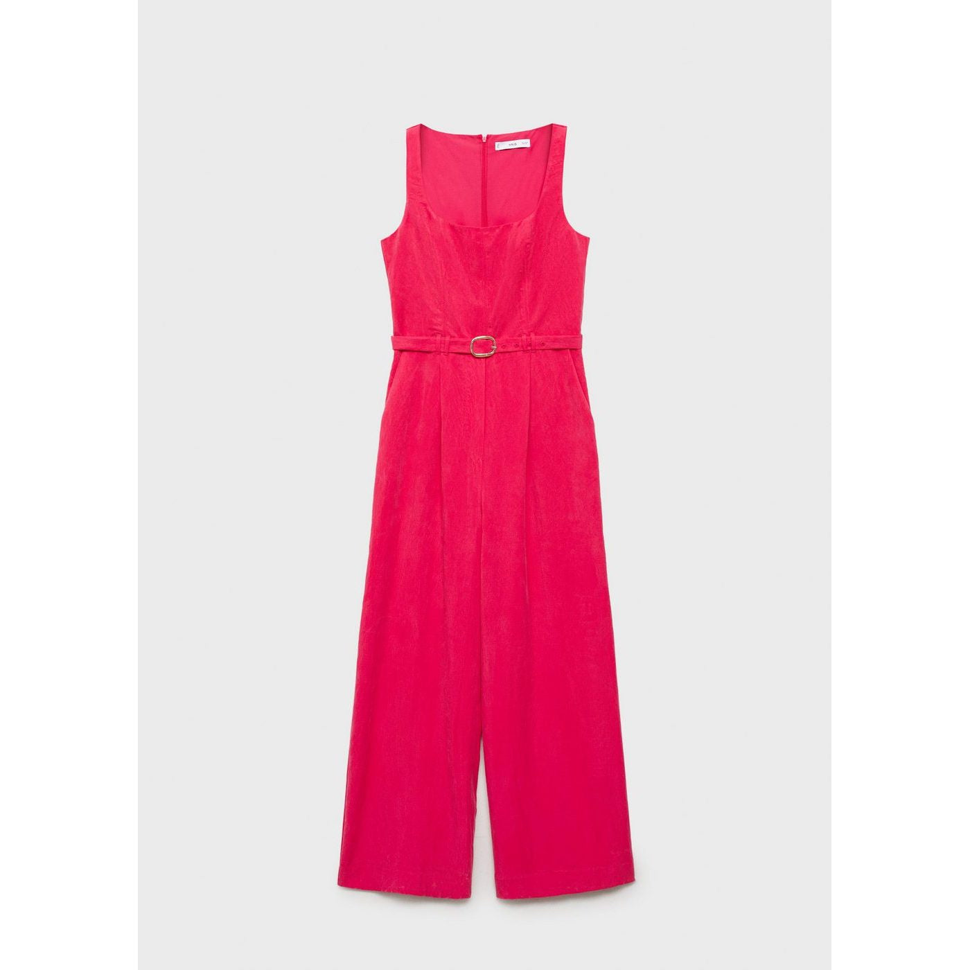 Traje con cinturón de lyocell