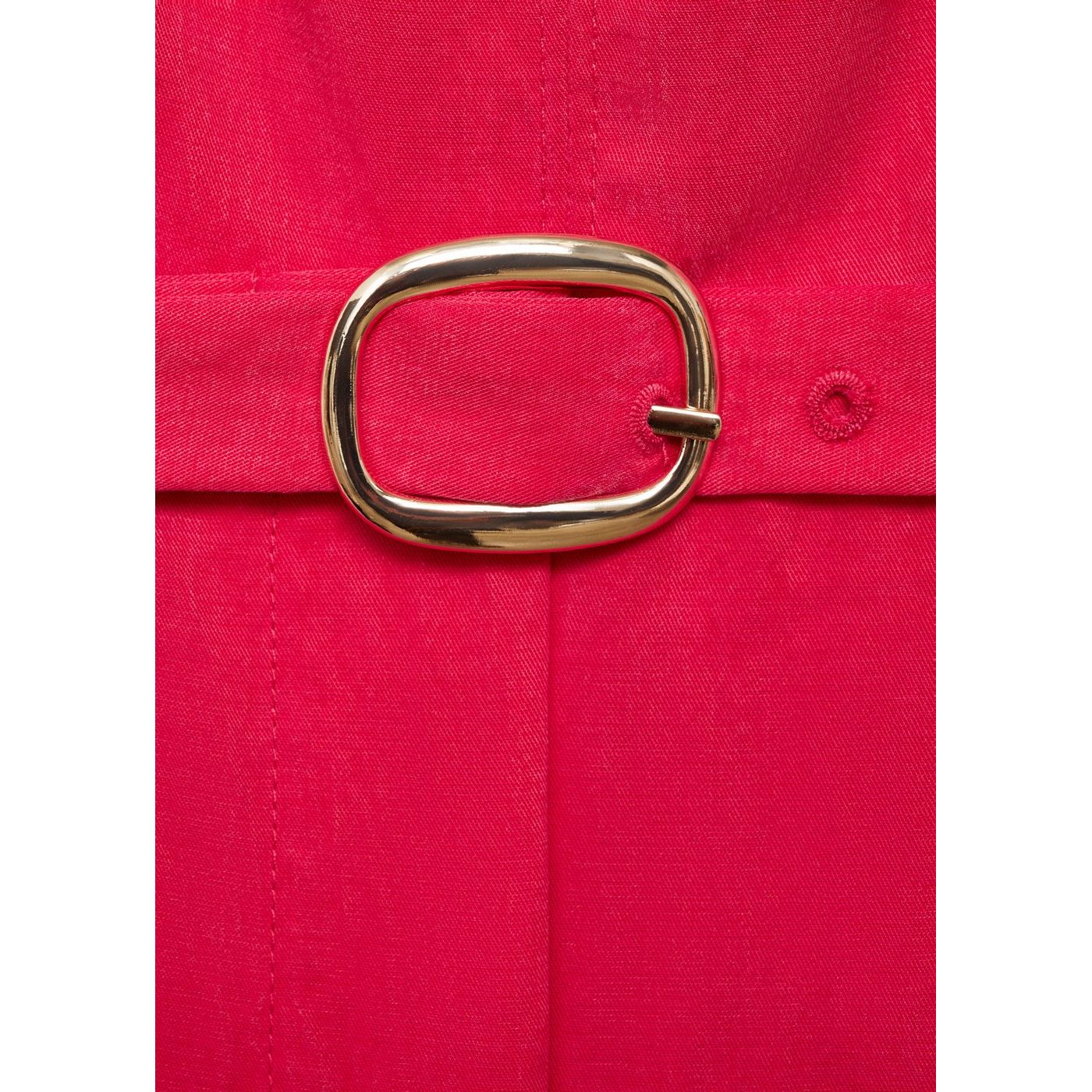 Traje con cinturón de lyocell