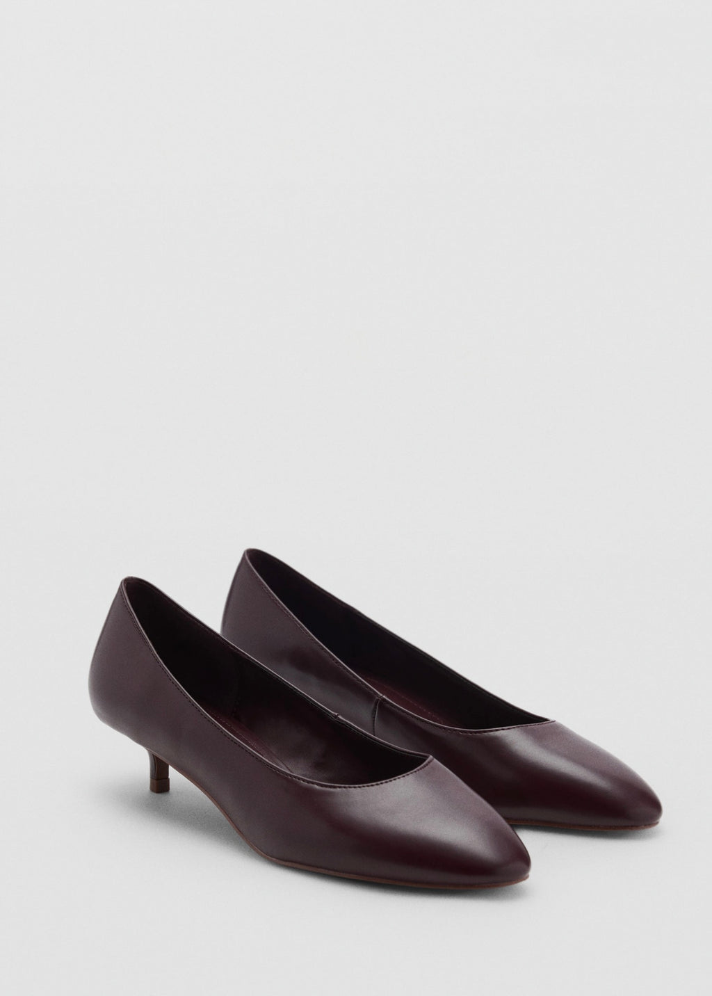 Zapatos Kitten Heel Punta Redonda