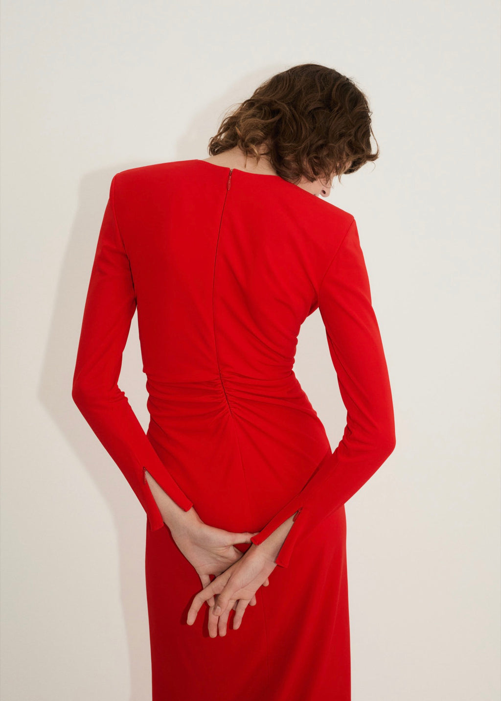 Robe Froncée Anneau Ouverture