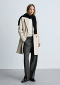 Manteau En Laine À Double Boutonnage