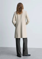 Manteau En Laine À Double Boutonnage