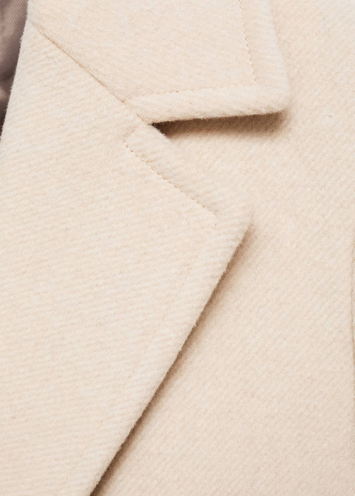 Manteau En Laine À Double Boutonnage