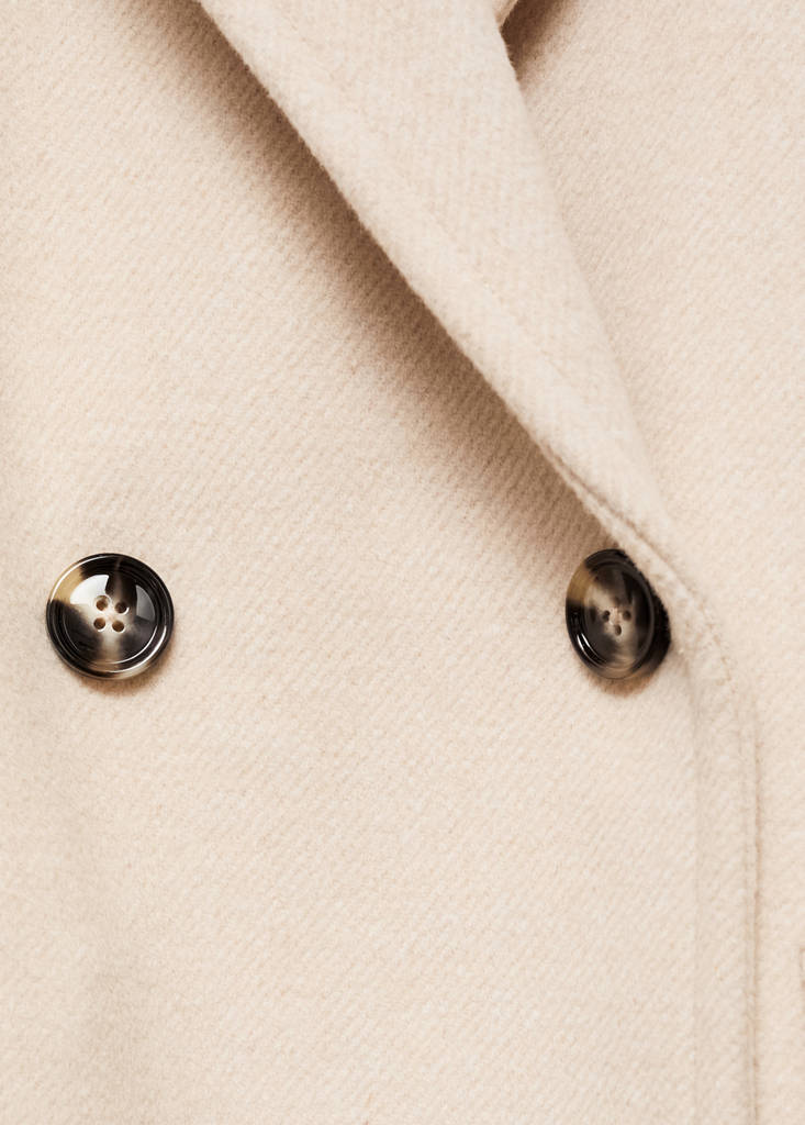 Manteau En Laine À Double Boutonnage