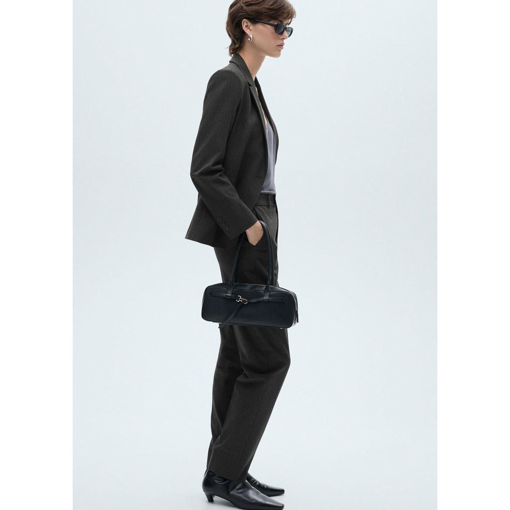 Pantalon De Costume Fines Rayures