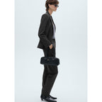 Pantalon De Costume Fines Rayures