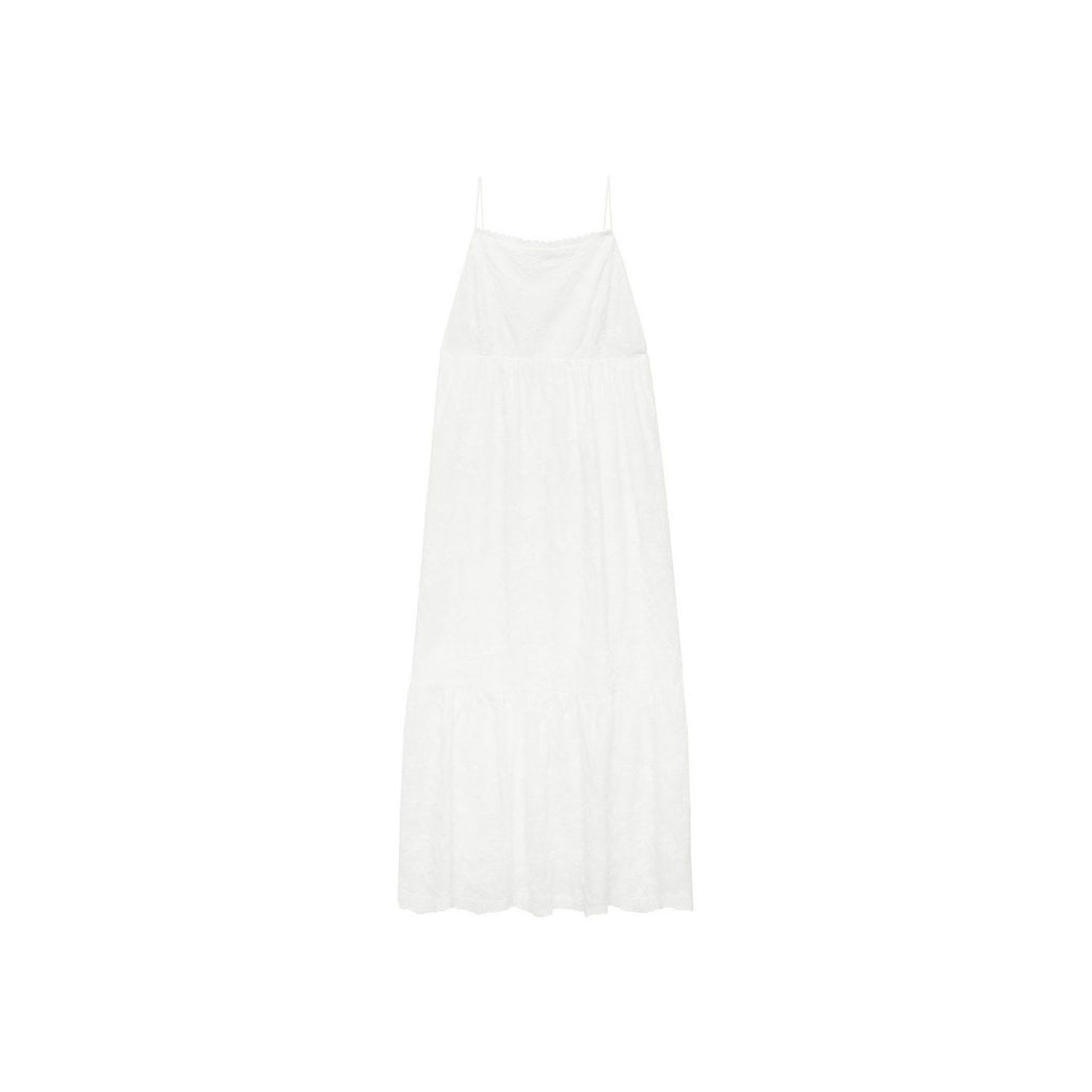 Robe Bretelles Broderie Florale