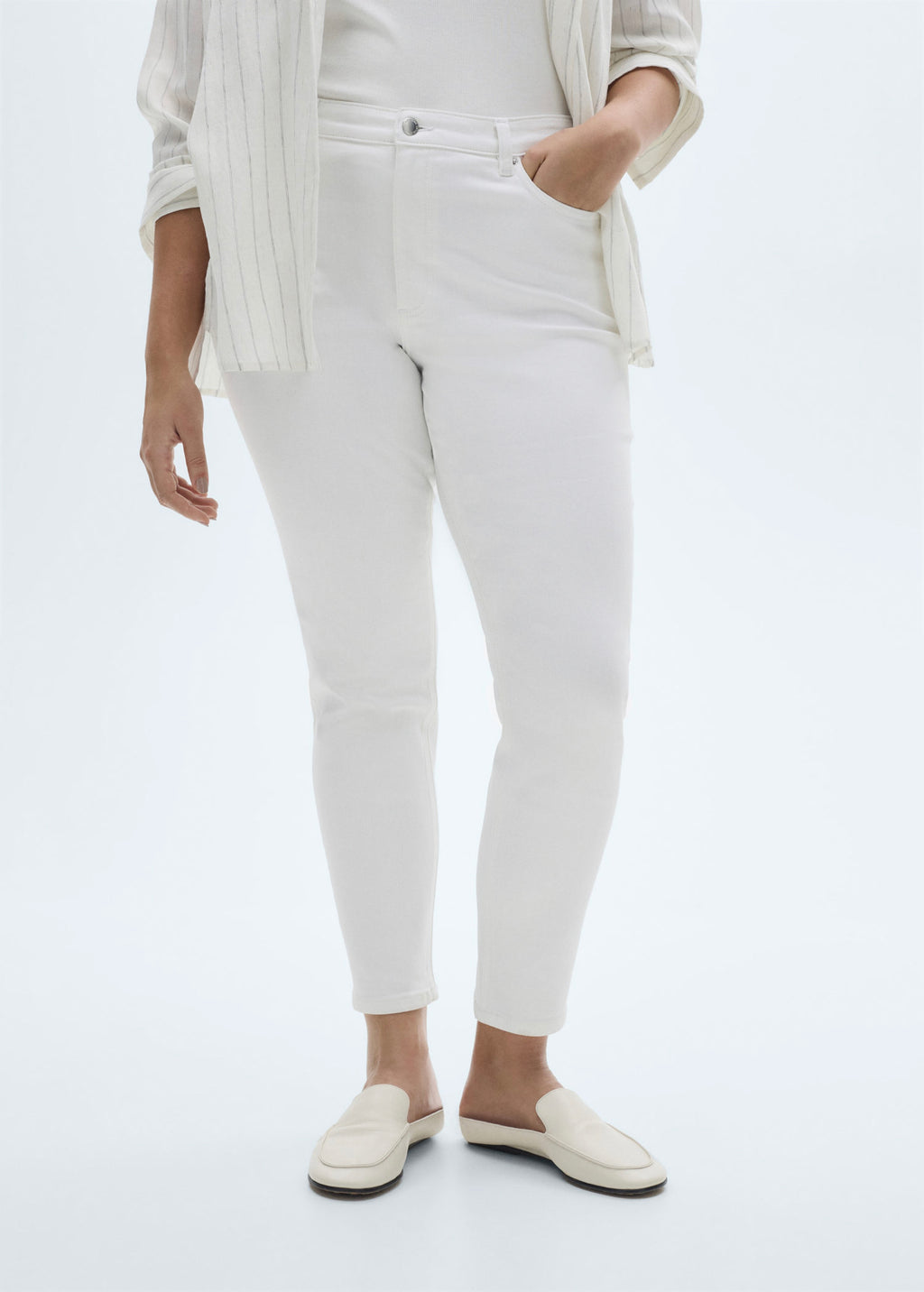 Regular-Waist Skinny Jeans