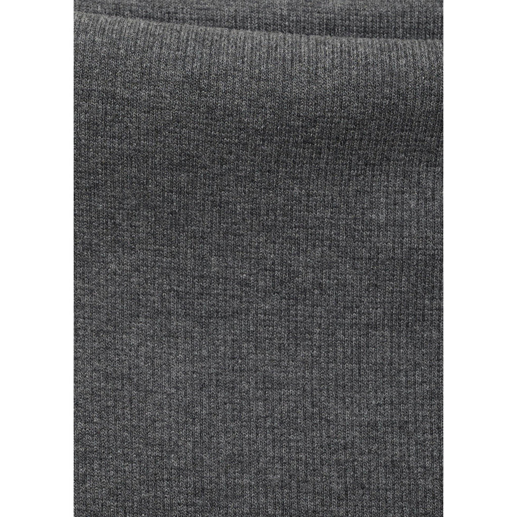 Turn-Up Waist Flared Trousers - Grey