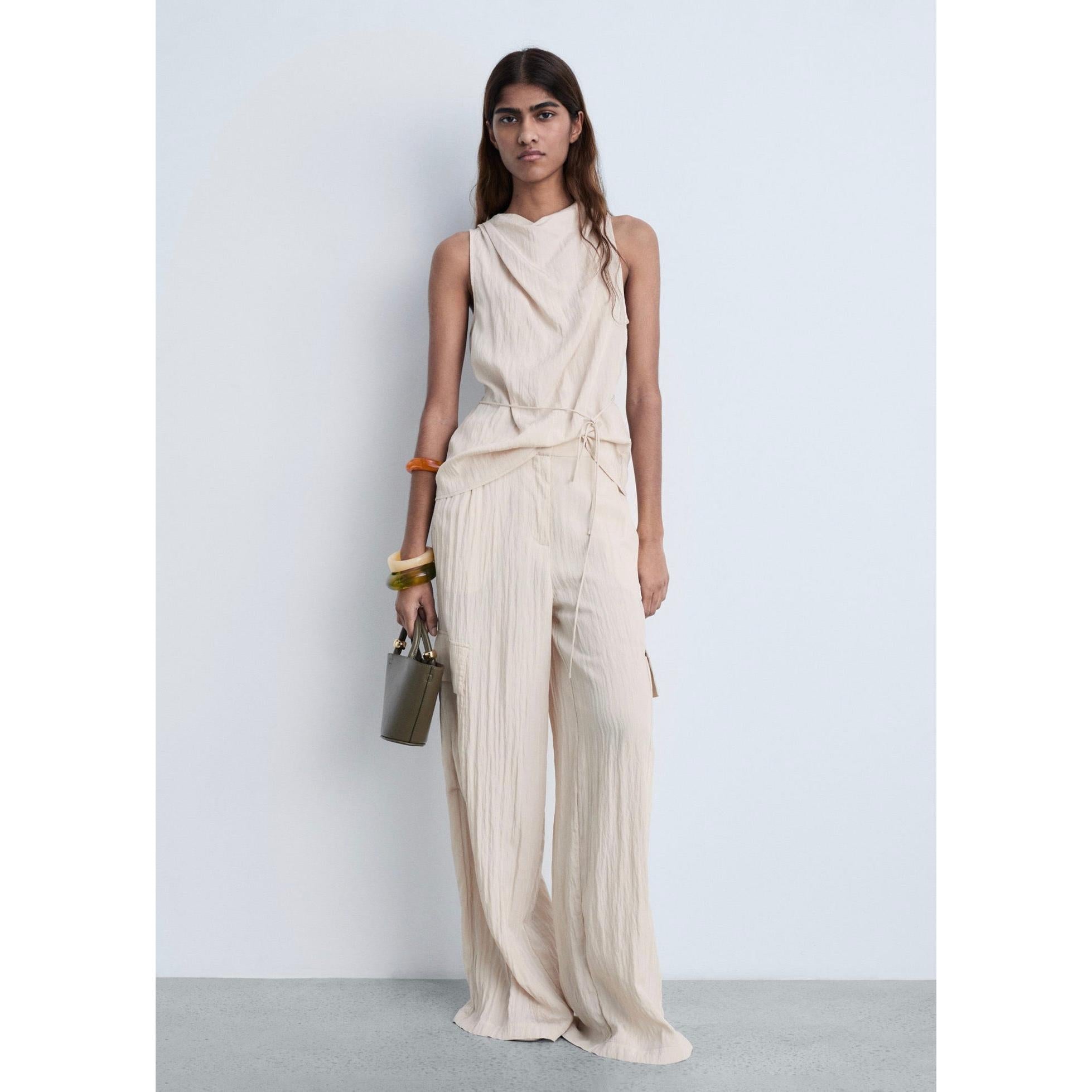 Pantalon Cargo Texturé
