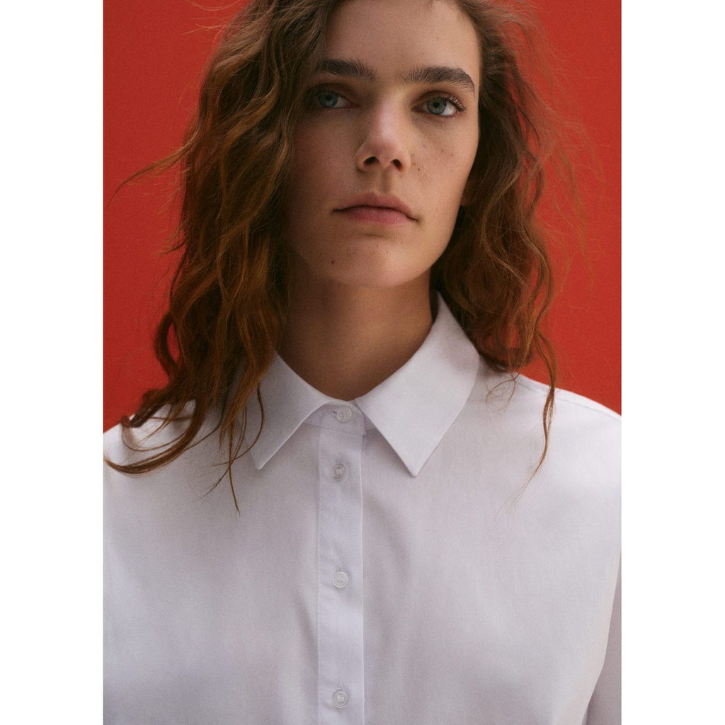 Chemise Regular-Fit Crop