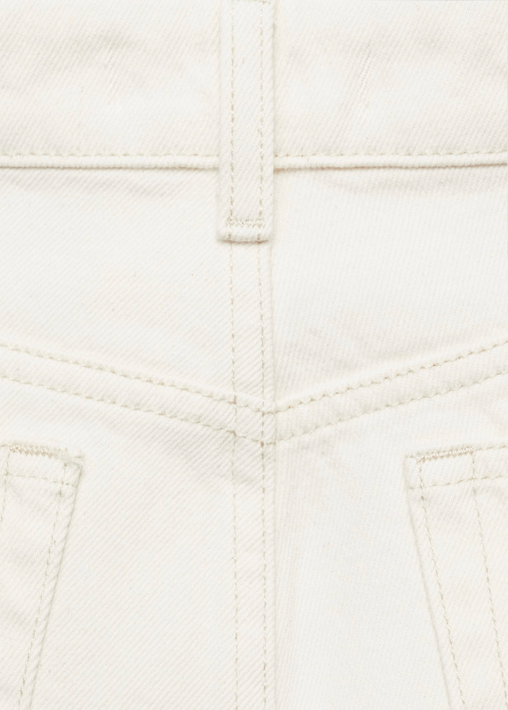 Jean Wideleg Crop Coutures