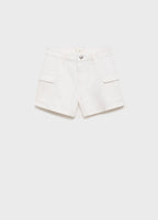 Short Cargow Blanc Cassé - Fille
