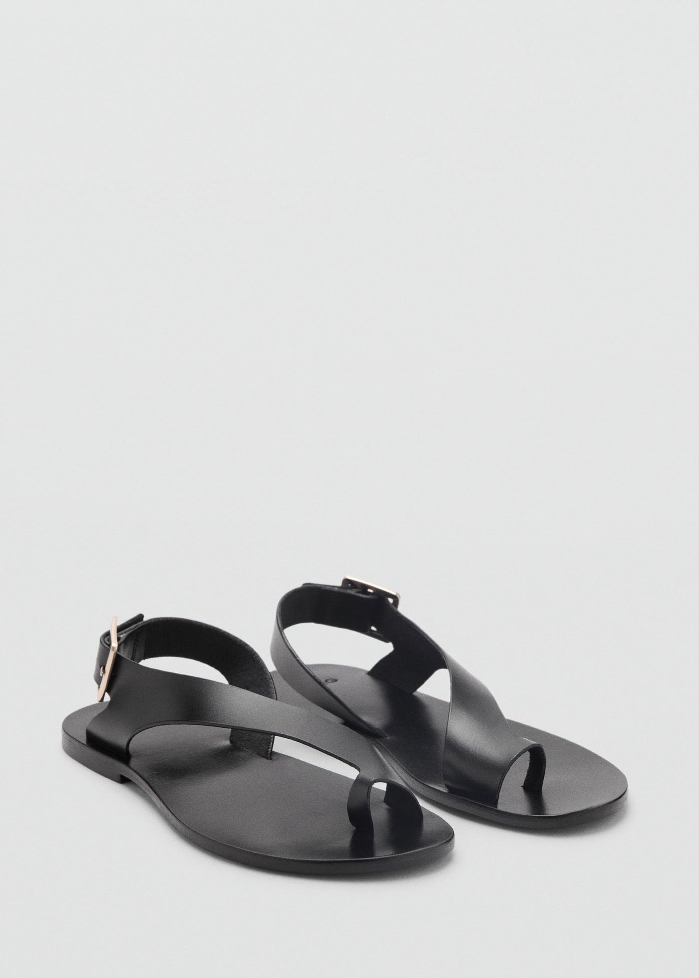 Sandales Cuir Lanière Croisée
