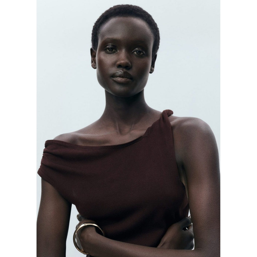 Haut Asymétrique Maille Fine