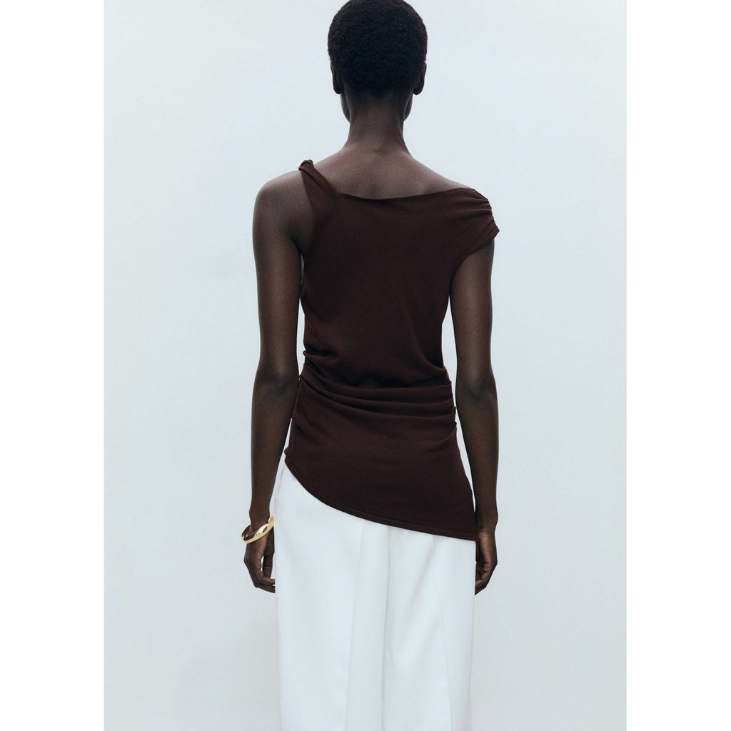 Haut Asymétrique Maille Fine