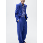 Pantalon Costume Wideleg À Pinces