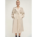 Wanalino Trench Coat - Light Grey/Pastel