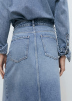 Jupe Midi Denim