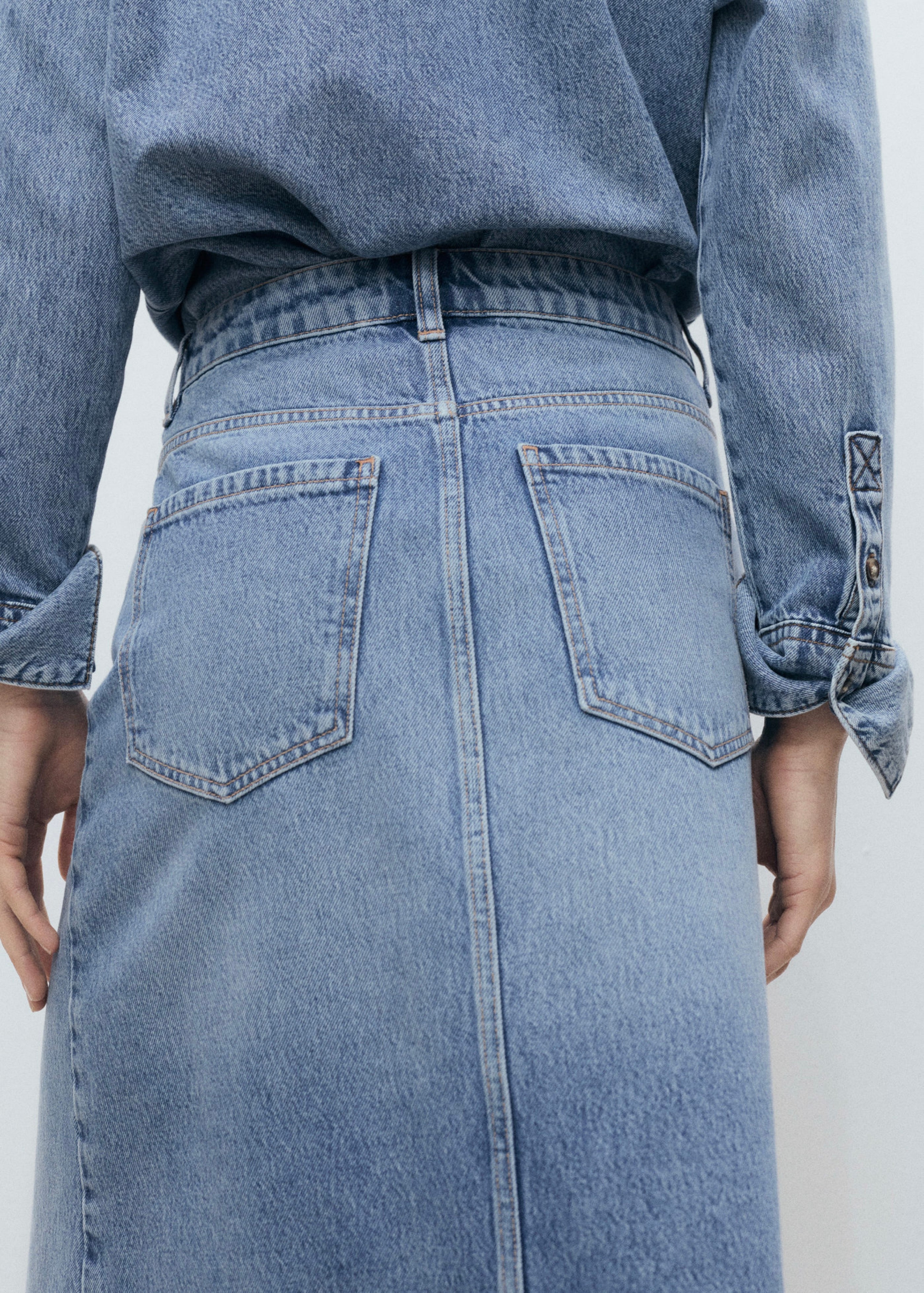 Jupe Midi Denim