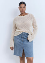 Jupe Midi Denim