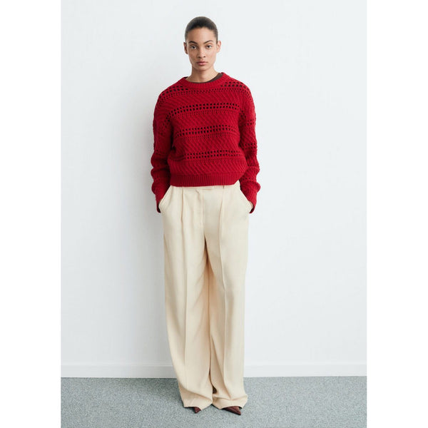 Pull En Maille Ajourée