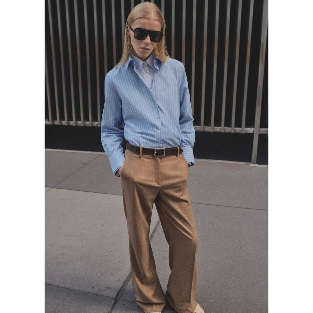 Regular-Fit Cotton And Lyocell Blend Shirt
