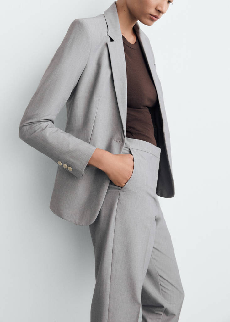 Blazer De Traje Entallado