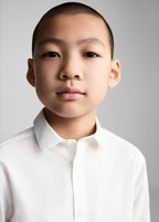 Popelin White Shirt - Boy