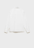 Popelin White Shirt - Boy