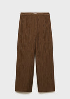 Pantalon Droit Texturé