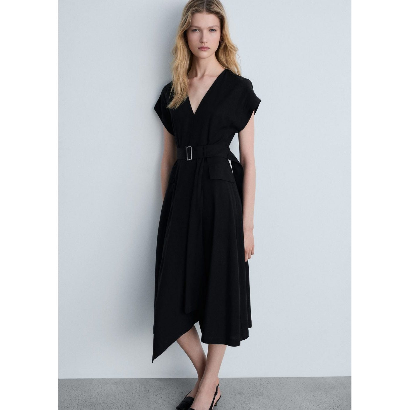 Robe Asymétrique Ceinture