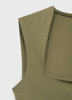Top de Tirantes con Escote Cuadrado