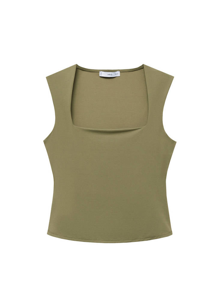 Top de Tirantes con Escote Cuadrado