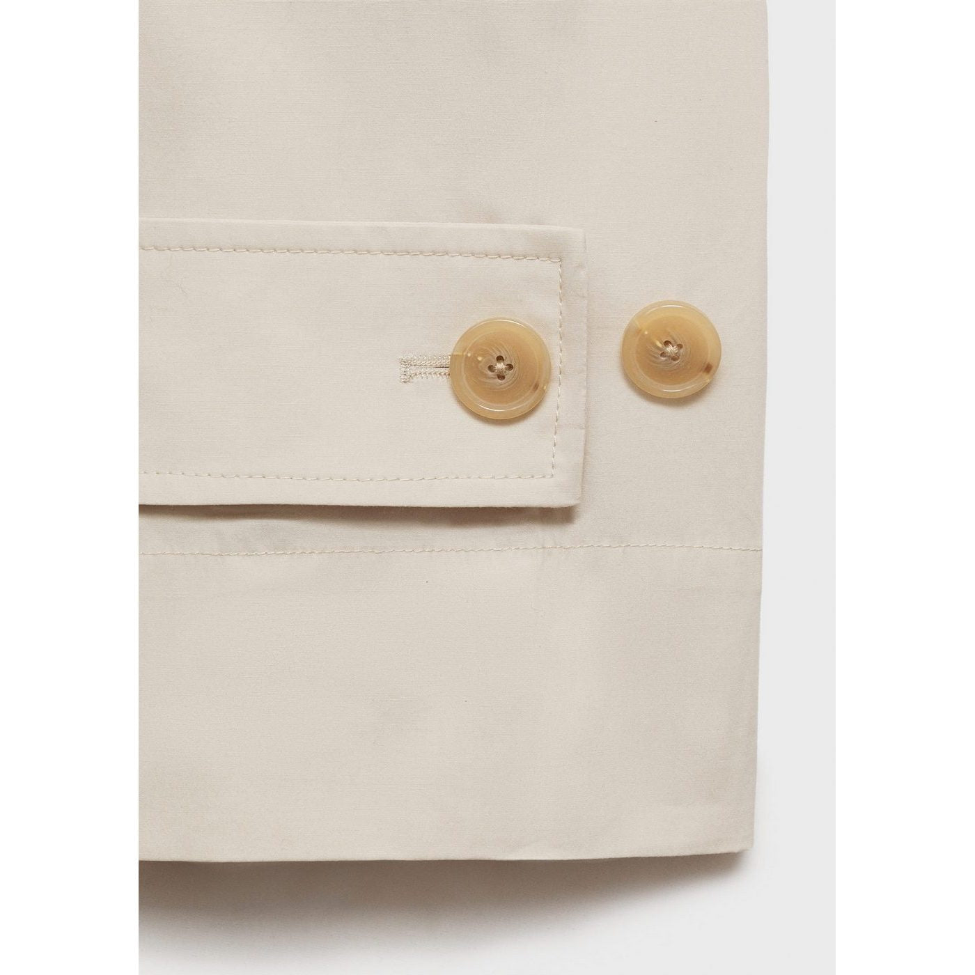 Biscuit Trench Coat - Light Grey/Pastel
