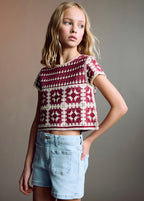 Short Jenna Bleu Clair - Fille