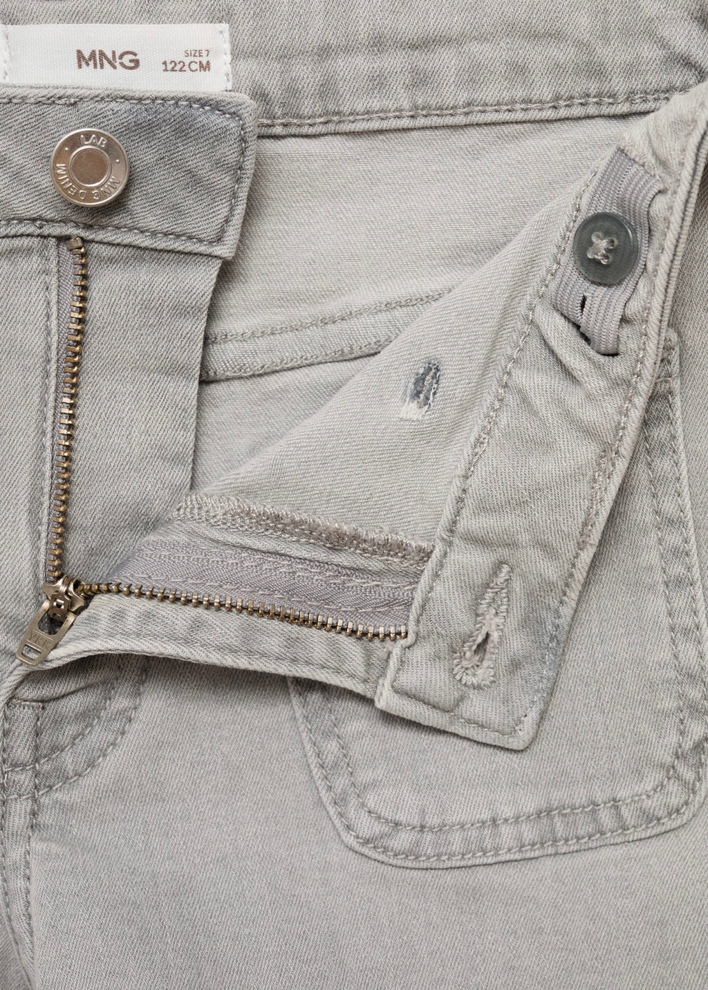 Short Jenna Gris Denim - Fille