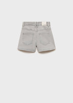 Short Jenna Gris Denim - Fille