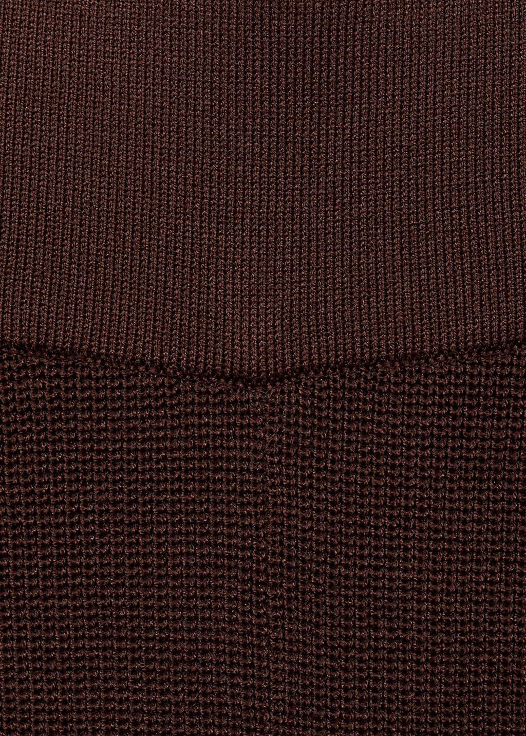 Straight Knit Trousers - Chocolate
