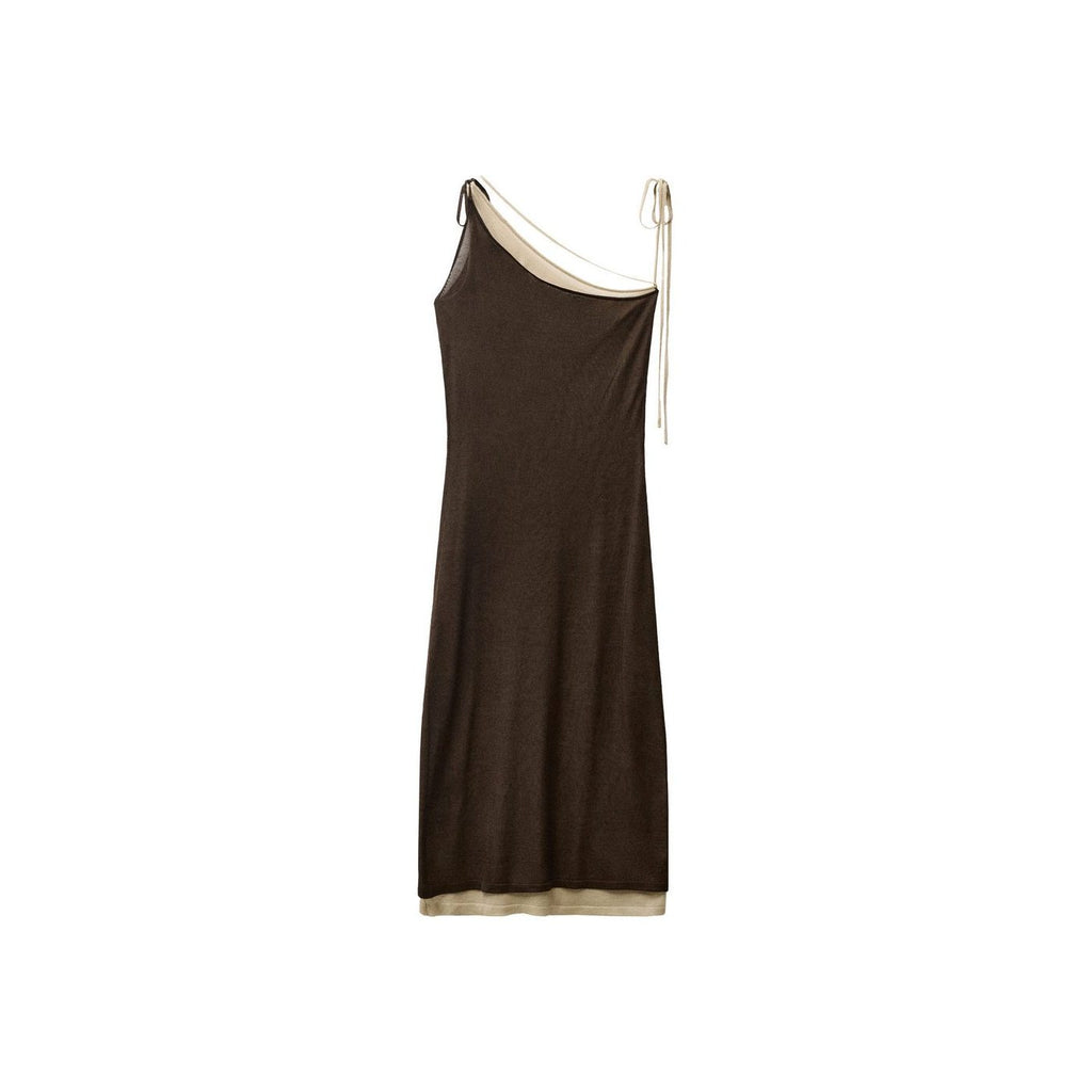 Robe En Maille Lyocell Combinée