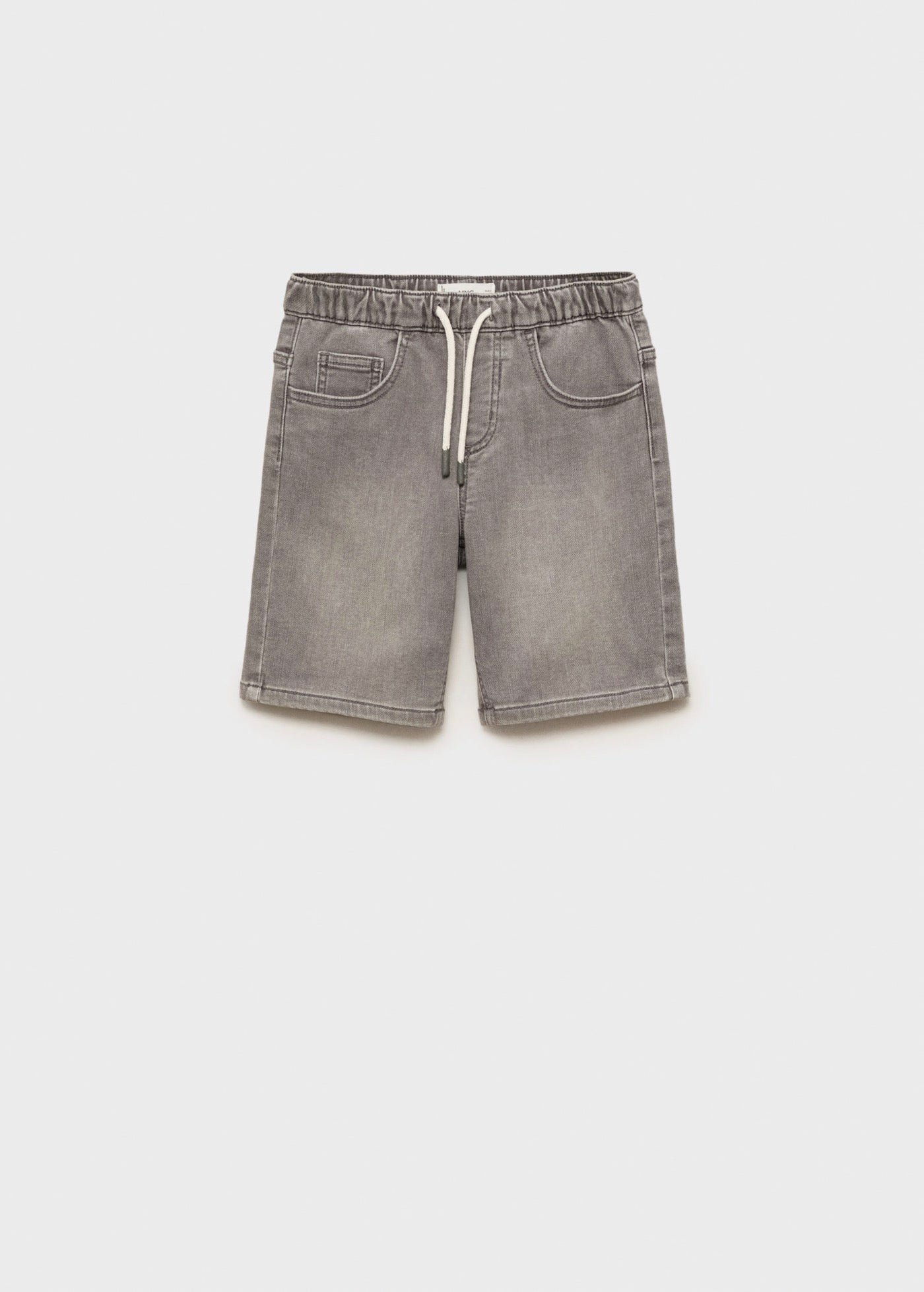 Comfy Denim Grey Bermuda Shorts - Boy