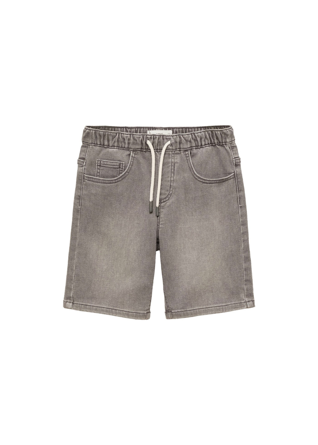 Comfy Denim Grey Bermuda Shorts - Boy
