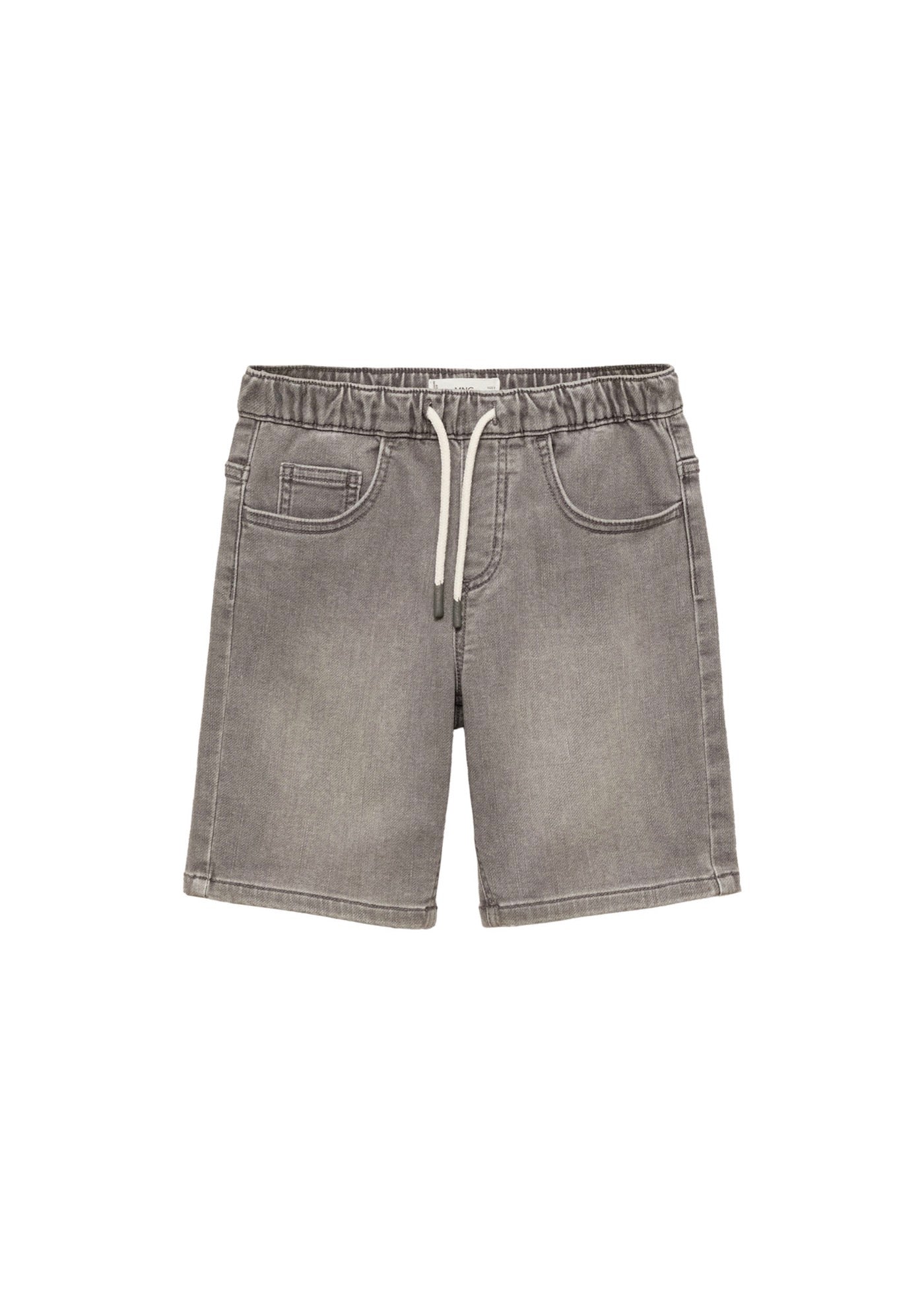 Comfy Denim Grey Bermuda Shorts - Boy
