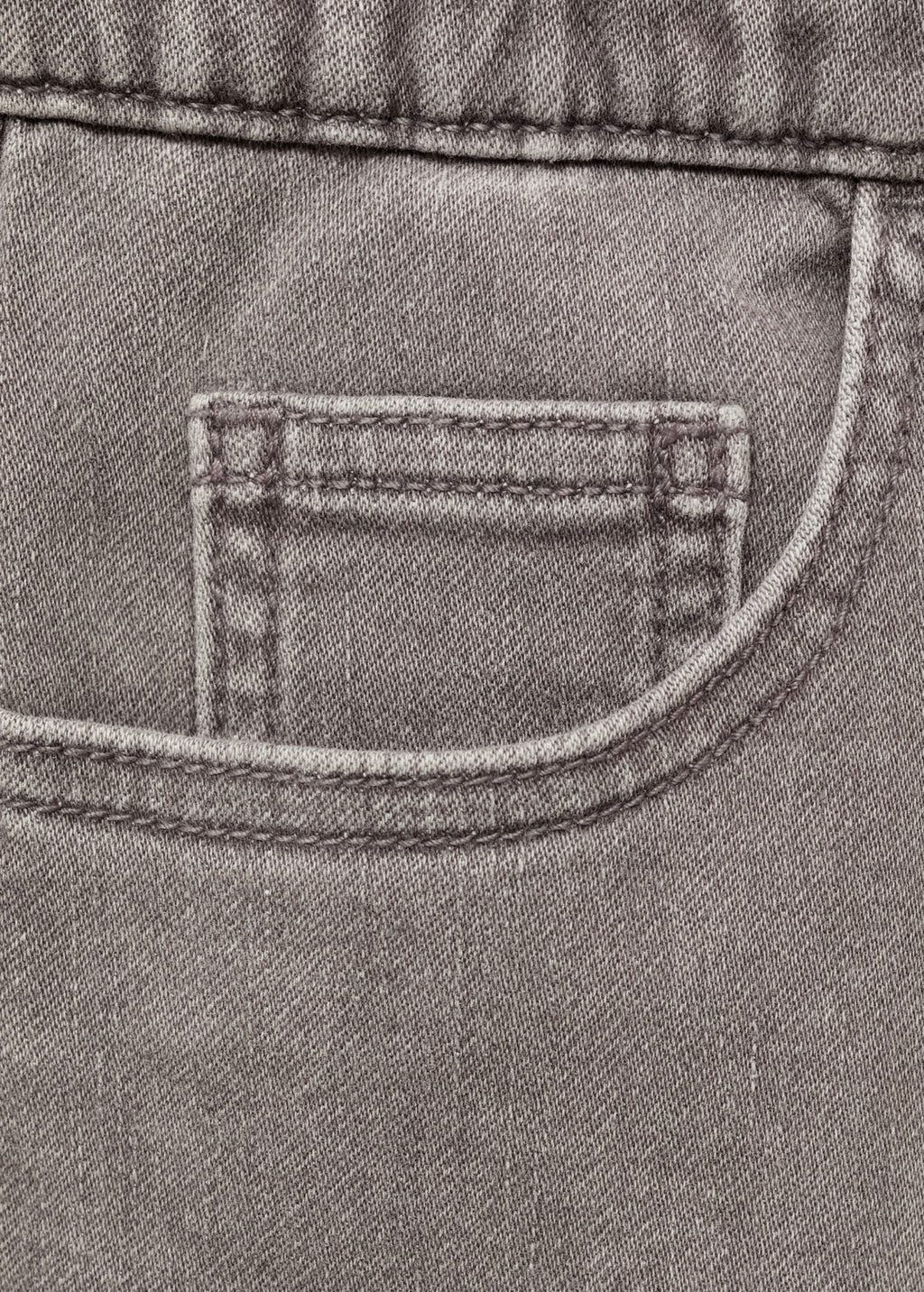 Comfy Denim Grey Bermuda Shorts - Boy