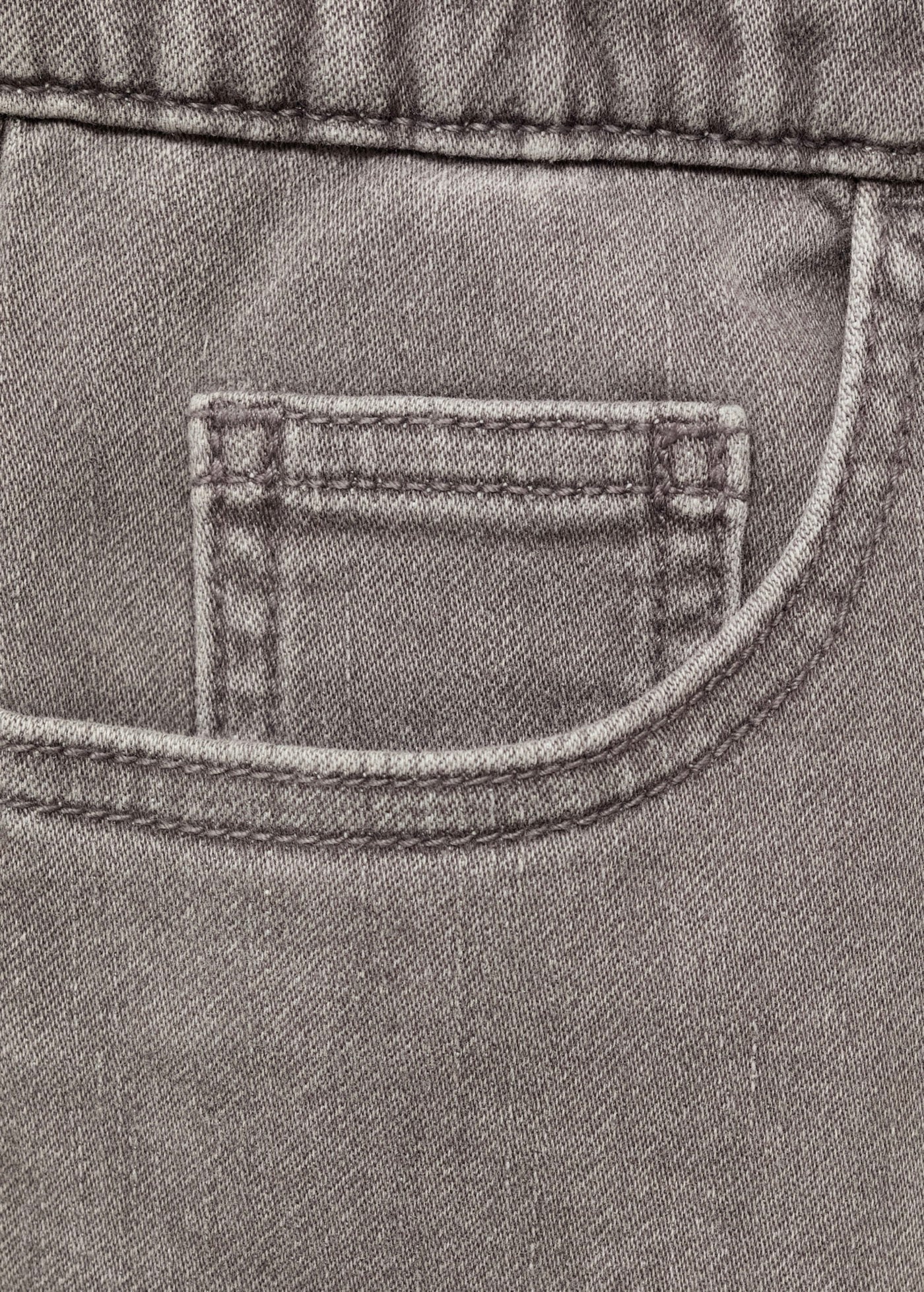 Comfy Denim Grey Bermuda Shorts - Boy