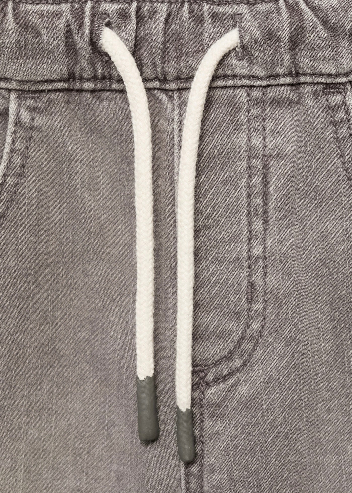 Comfy Denim Grey Bermuda Shorts - Boy