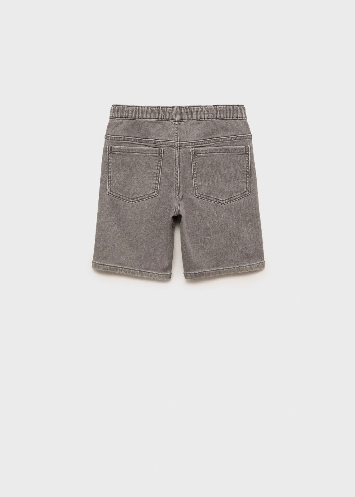 Comfy Denim Grey Bermuda Shorts - Boy