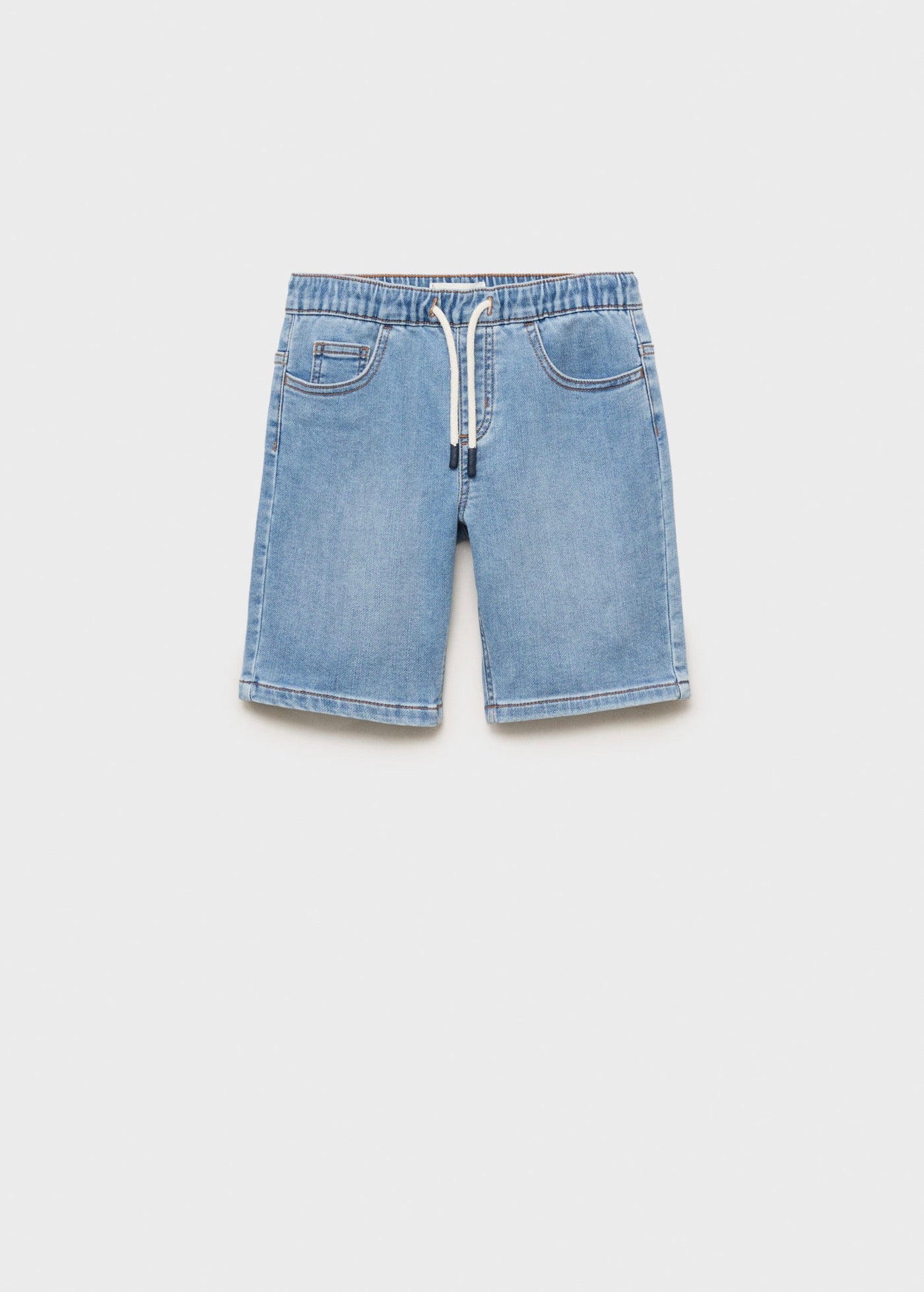 Comfy Medium Blue Bermuda Shorts - Boy