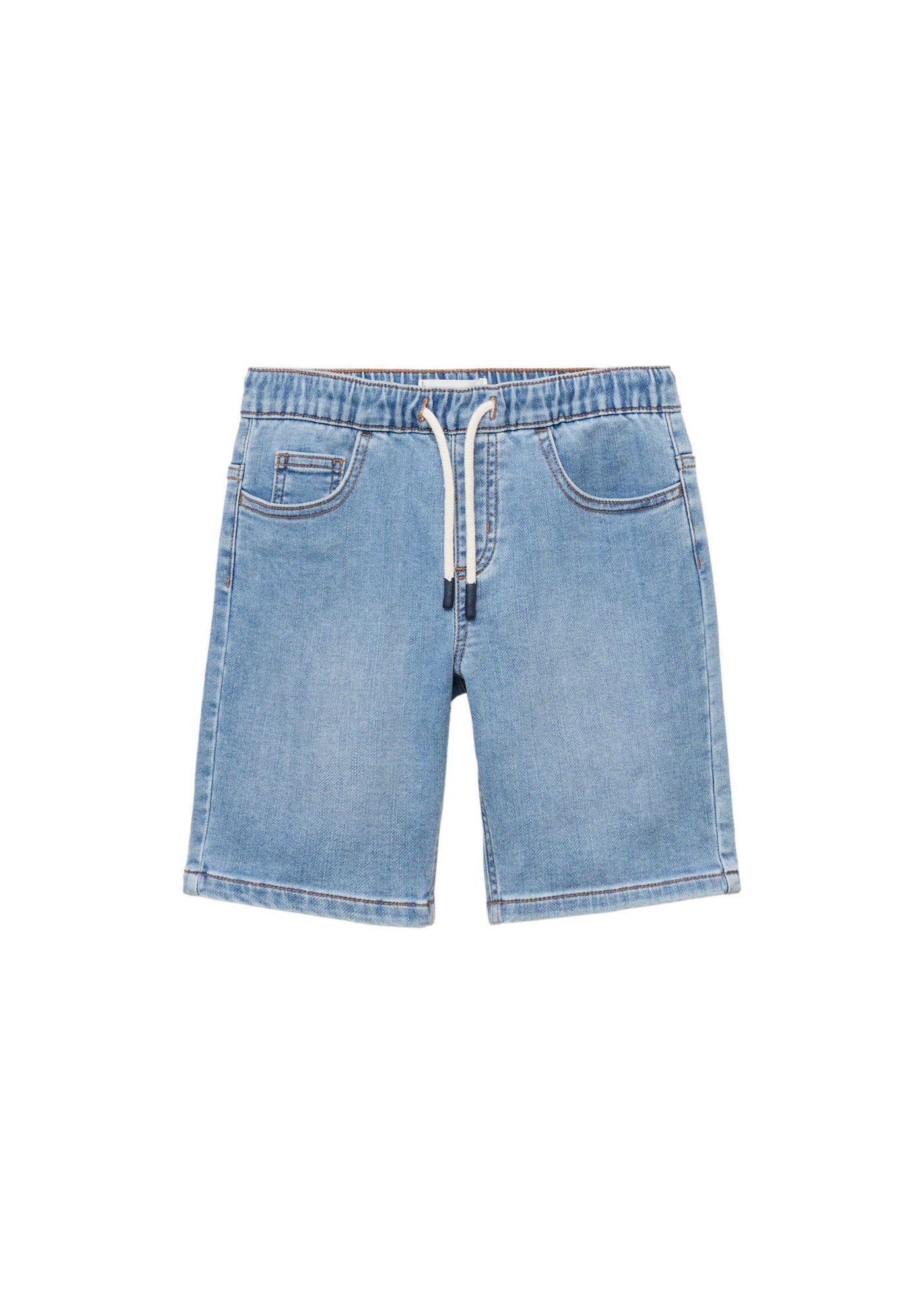 Comfy Medium Blue Bermuda Shorts - Boy